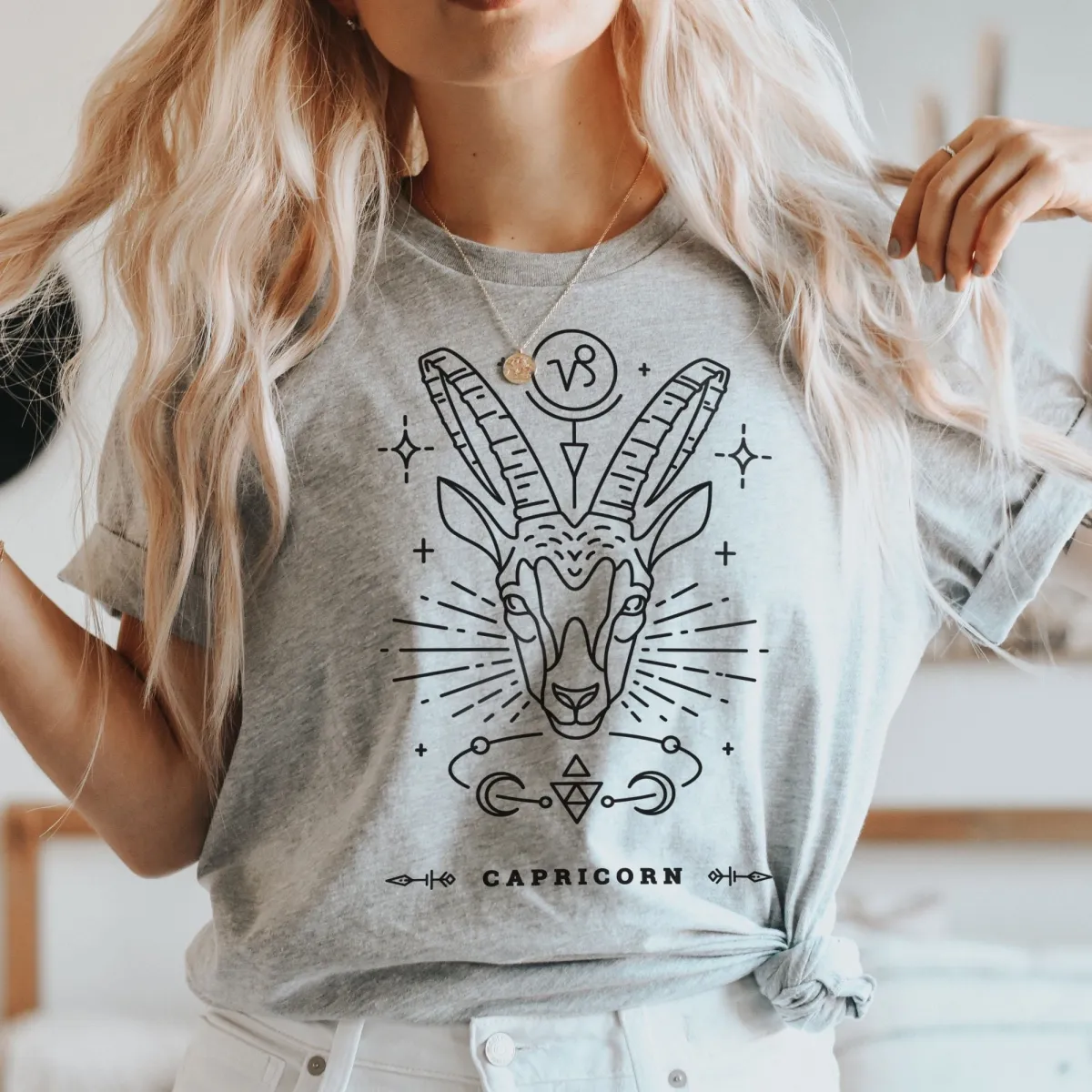 Zodiac Horoscope Shirt, Capricorn Zodiac Unisex Shirt, Horoscope Sing Capricorn Shirt, Birthday Gift for Interested in Astrology