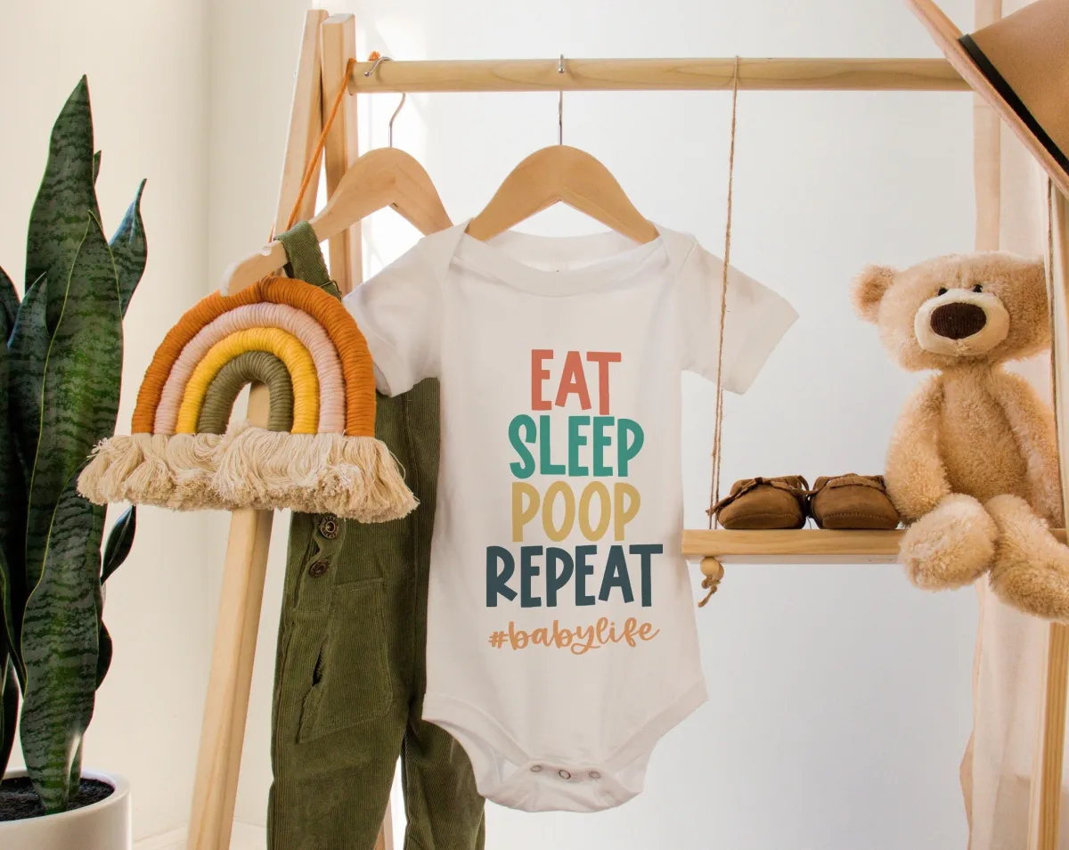 Baby Shower Onesie, Baby Life Cute Baby Onesie, Newborn Baby Bodysuit, Funny Baby Shower Gift, Funny Onesie, Baby Announcement