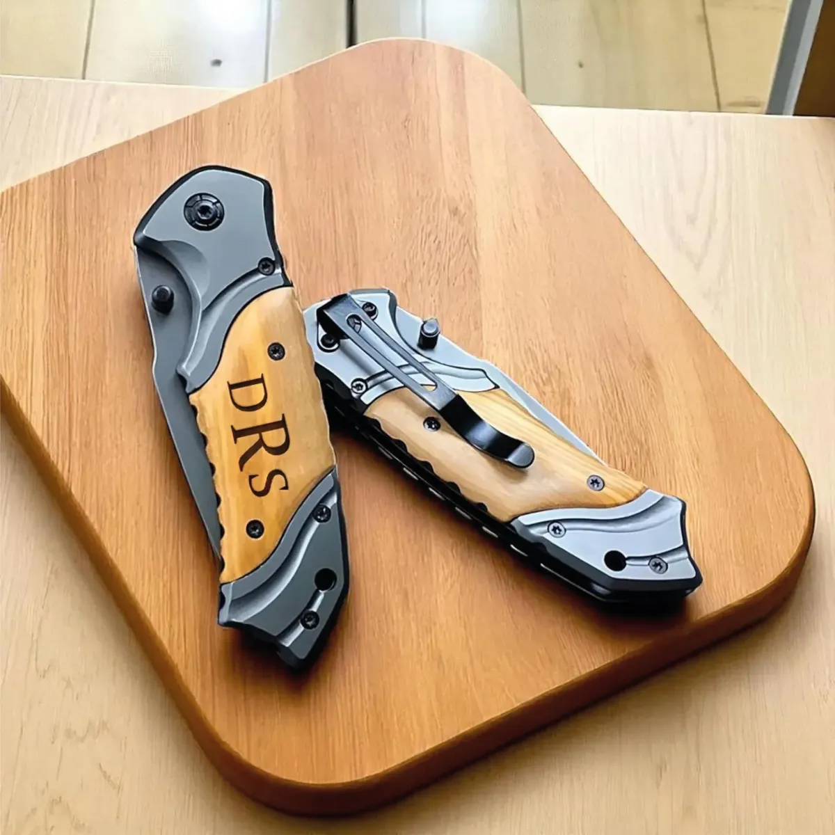 Personalized Engraved Pocket Knife Gift for Husband, Dad, Fathers Day, Anniversary, Birthday, Wedding, or Groomsmen Gifts
