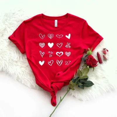 Valentines Day Shirt, Heart Valentine's Day Shirt, Valentines Day Gift For Girlfriend, Love Wins Shirt, Youth Valentine Shirt, Gift for Her