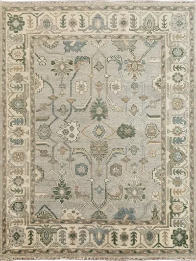 Meadow Hand-Knotted Wool Oushak Rug - full rug
