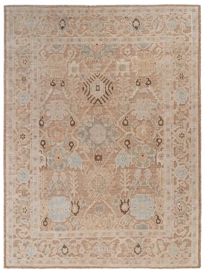 Sculpted Heritage Hand-Knotted Wool Rug - full rug
